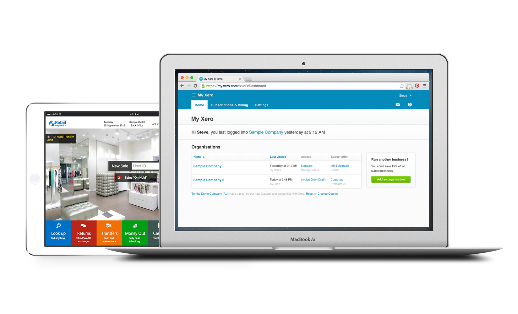 Xero and Retail Express POS Add On Integration